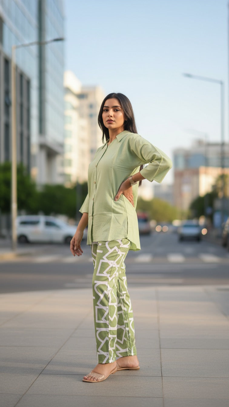 Women’s Premium Top And Palazzo Set