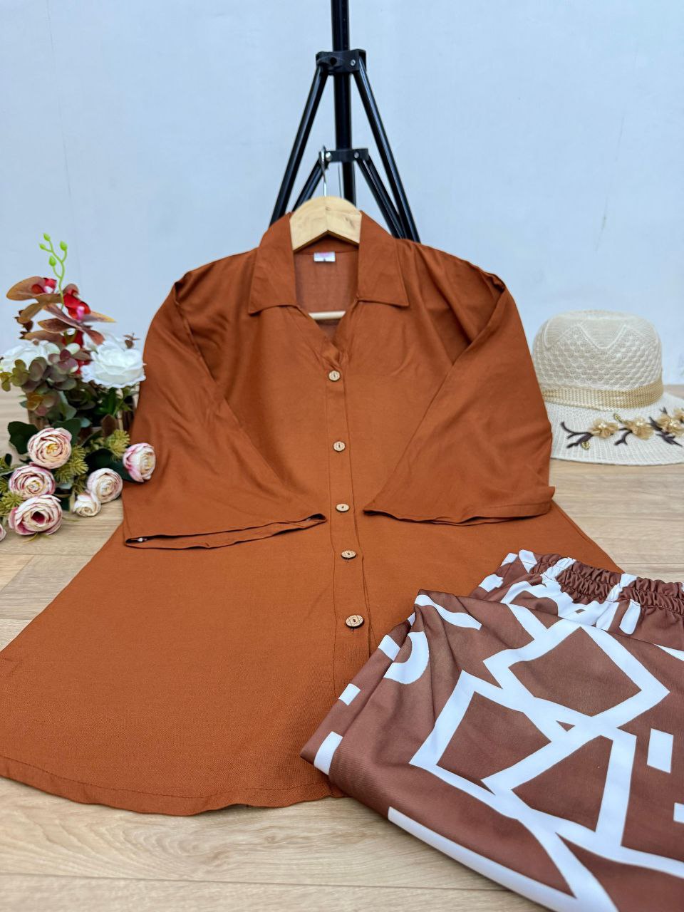 Women’s Premium Top And Palazzo Set